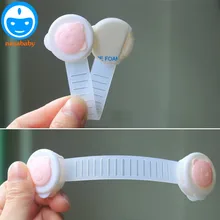 4 шт. Пластик ребенок Детская безопасность Замки для маленьких Детская безопасность Замки Кабинета безопасности Бретели для нижнего белья для двери шкафа Холодильник туалет ящик Замки fh07