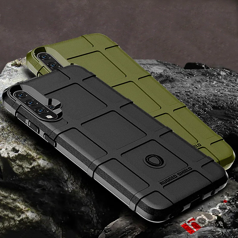 

Thouport Silicone Case For Huawei Nova 5 Pro Nova 5i Military Heavy Duty Protection Phone Cover For Huawei Naov 5 Pro Case