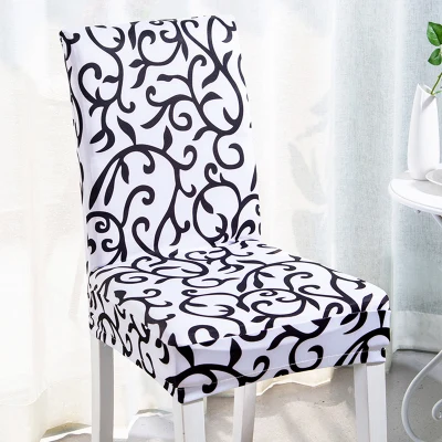 

Free Shipping 1PC Fancy Floral Printed Stool Cover Kitchen Dining Slip Cover for Home Hotel Restaurant Decor Spandex Chair Cover