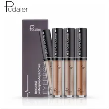 Pudaier тушь для бровей Макияж Расческа для укладки помадой набор коричневый гель для бровей крем макияж ручка набор усилитель восковое косметическое средство с кисточкой набор