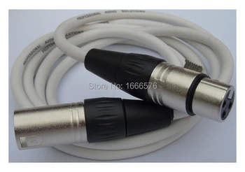

KL High Quality 3 feet 3PIN XLR MALE TO FEMALE MIC MICROPHONE CABLES CORDS-MCB01