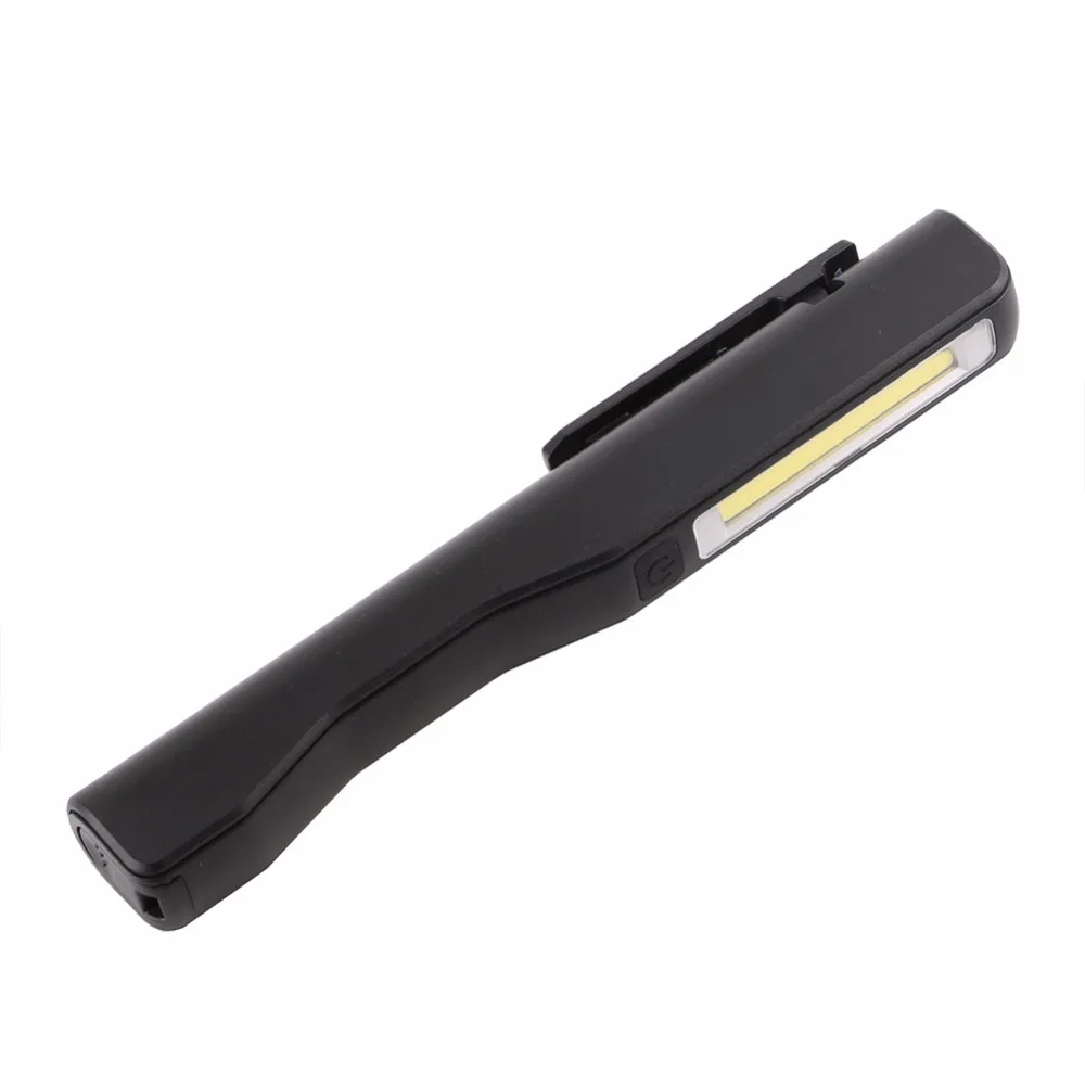 

Mini Inspection Lamp COB LED USB Charging/AAA Type Magnetic Pen Rotation Clip Torch Flashlight Work Lights Red/Black/Orange/Blue