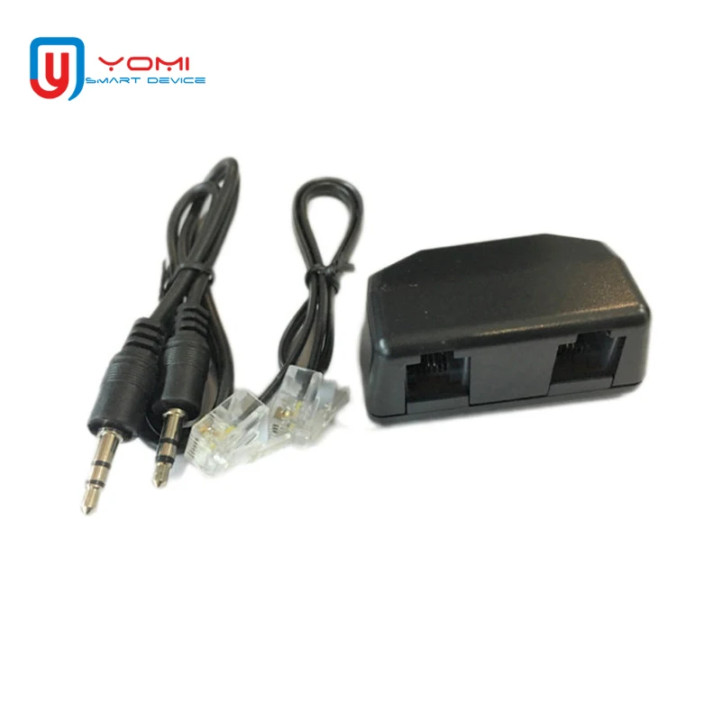 

Telephone Adapter for Voice Recorder 3.5mm Recording Adapter MIC Line-in Adapter for Digital Recorder Dictaphone Recorder Pen