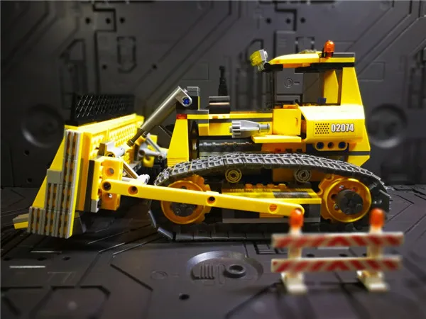 

394Pcs The Small Dozer Set DIY Technic Series Building Blocks Bricks Educational Gift Boys Girls Compatible Lepins