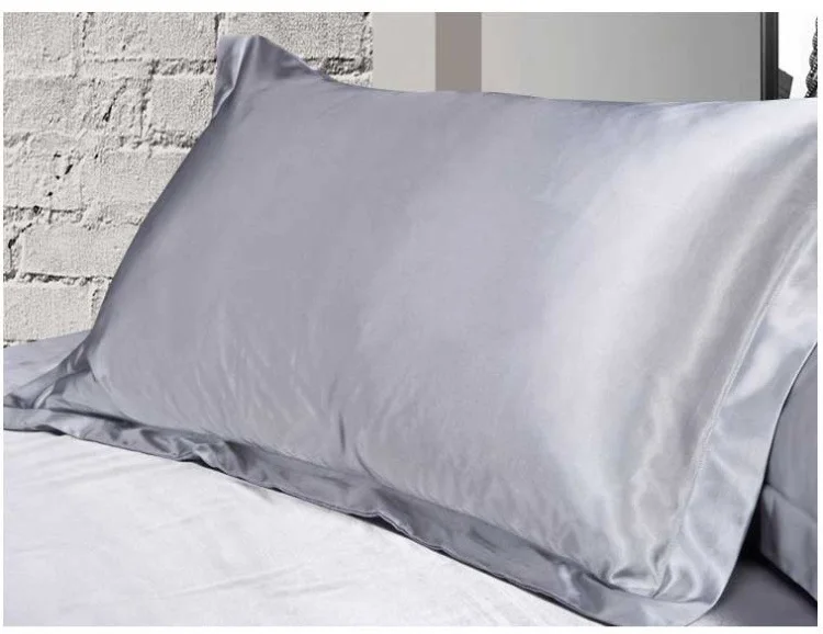 2pcs Lot Pink Grey Double Face Envelope Solid Imitated Silk Satin