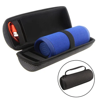 

Wireless Bluetooth Speakers Travel Carry Case For JBL Flip 4 Flip 3 Hard EVA With Belt Shockproof Portable Speaker Outdoor Bag