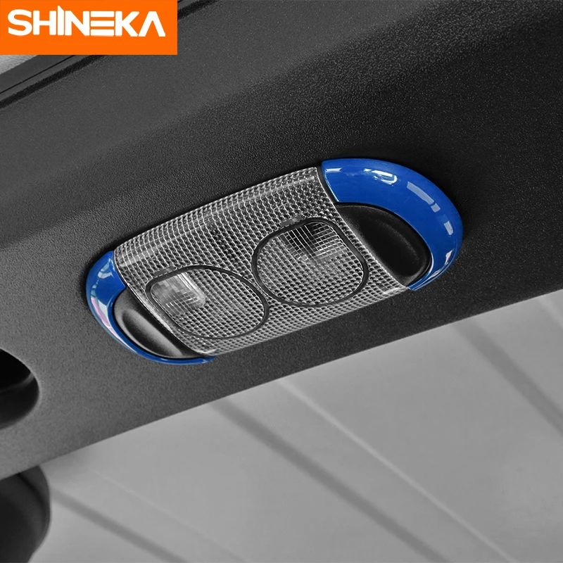 SHINEKA молдинги для интерьера автомобиля ABS рамка для чтения света украшение крышка отделка наклейки для Jeep Wrangler JK 2011