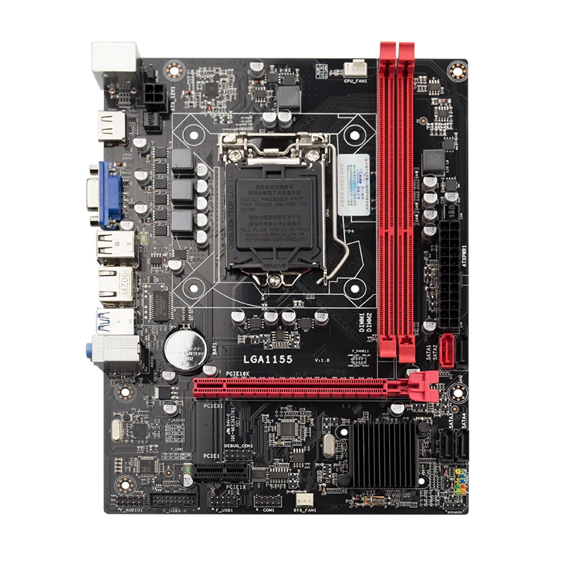 Jingsha NewB75 настольная материнская плата LGA1155 для i3 i5 i7 CPU поддержка памяти