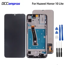 Для huawei honor 10 Lite HRY-LX2 HRY-LX1 HRY-AL00 ЖК-дисплей сенсорный экран дигитайзер с рамкой для honor 10 Lite ЖК-дисплей