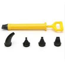 Нержавеющая сталь Шпаклевка пистолет указывающий кирпич цементный раствор распылитель аппликатор инструмент для цемента известковый распылитель с 5 шт. соплами