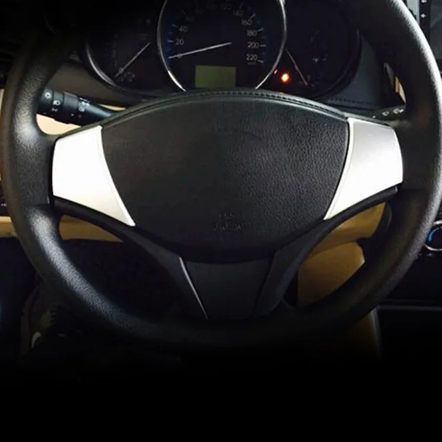 For-Toyota-Vios-Yaris-sedan-2014-2015-2016-Car-Styling-Accessories-ABS-Plastic-Steering-wheel-Button