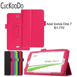 Cuckoodo 200 шт./лот для Acer Iconia One b1-770, искусственная кожа тонкая-Книга Стенд чехол для Acer Iconia One b1-770 7-дюймовый Планшеты