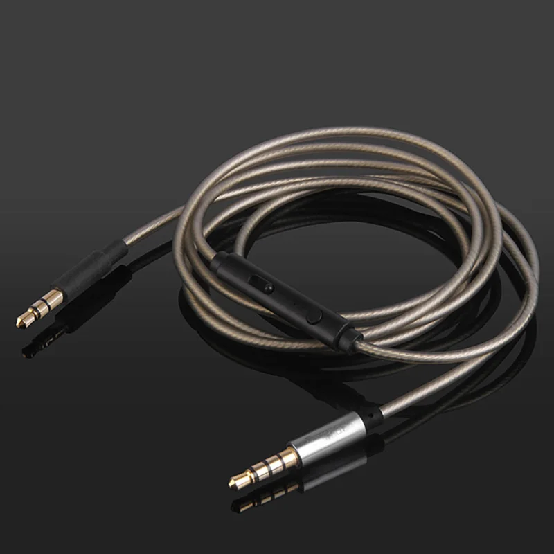 

OKCSC 8 Cores Replacement Cable for Solo2 HD50SHP9500 Beats meizu SONY 3.5mm AUX Headphone Cable with Mic