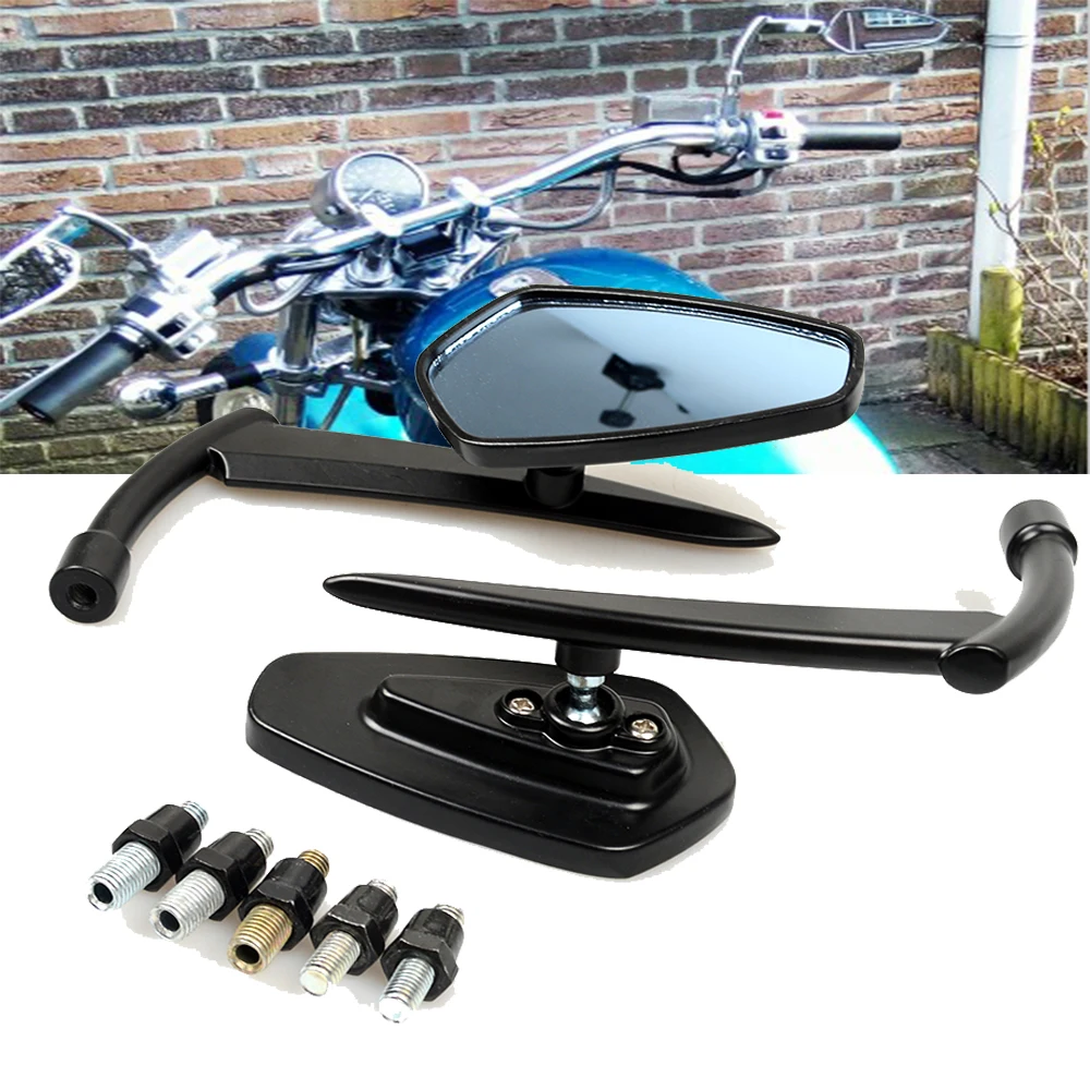 Motorcycle Adjustable handle Rearview Side Mirrors For Kawasaki ninja h2r zx-6r zx-14r zx-10r 250SL 650R 500R dropshiping Motorcycle Adjustable handle Rearview Side Mirrors For Kawasaki ninja h2r zx-6r zx-14r zx-10r 250SL 650R 500R dropshiping