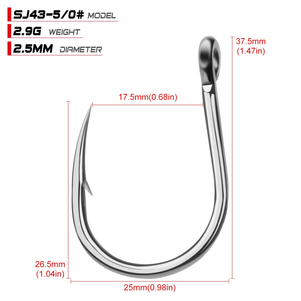 10 шт.(1/0#3/0#5/0#)-5 шт.(7/0#9/0#11/0#13/0#) крючок из нержавеющей стали для соленой воды двигающийся рыболовный крючок Pesca Anzol Fishhook