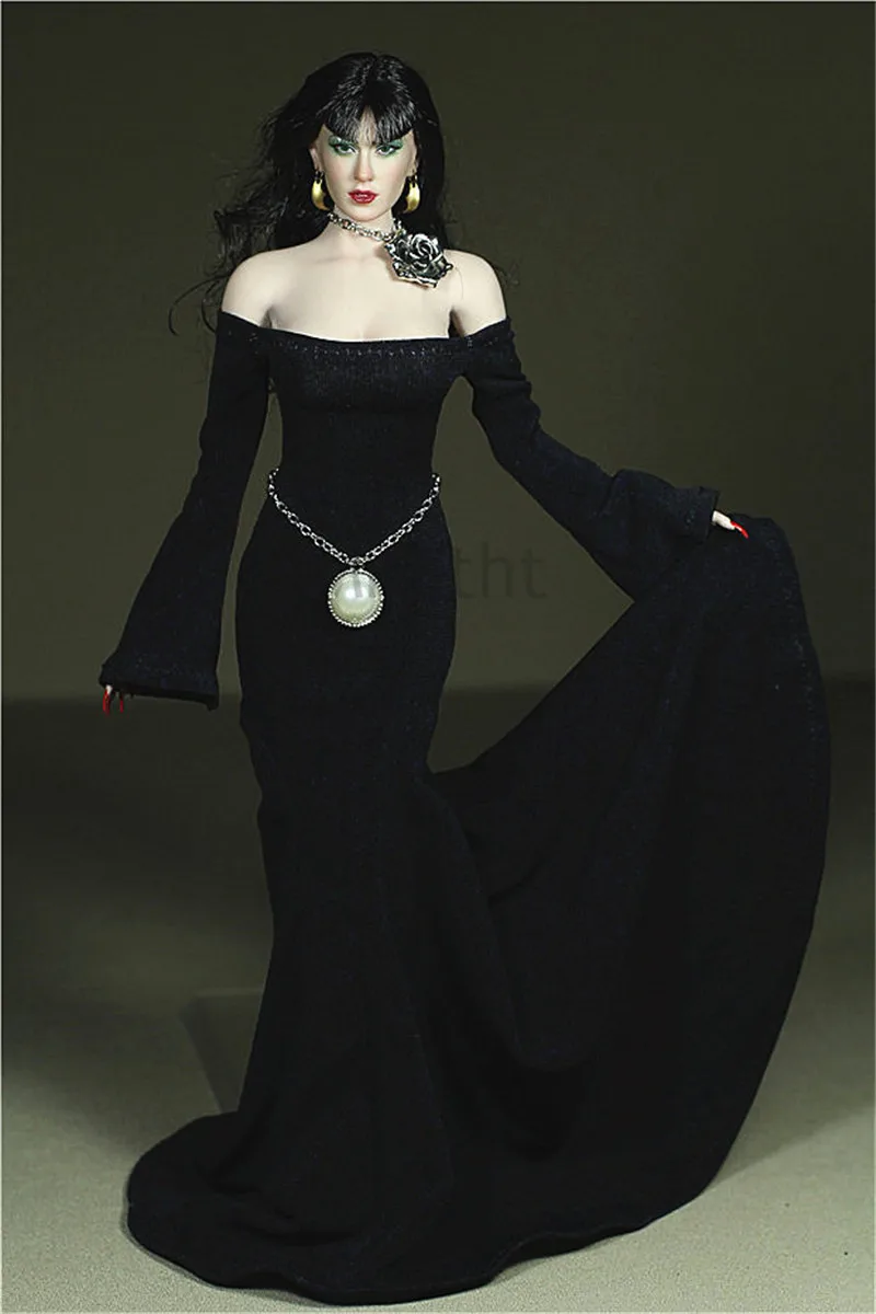 Black Rose 1/6 весы двушовные перетаскивания юбка платье для детей возрастом от 12