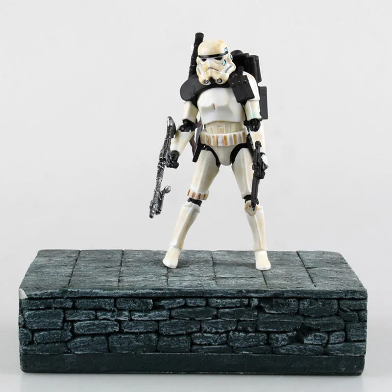 6 Inch Star Wars The Black Series Han Solo Boba Fett Stormtrooper Imperial Sandtrooper PVC Action Figure Model Toy for Children