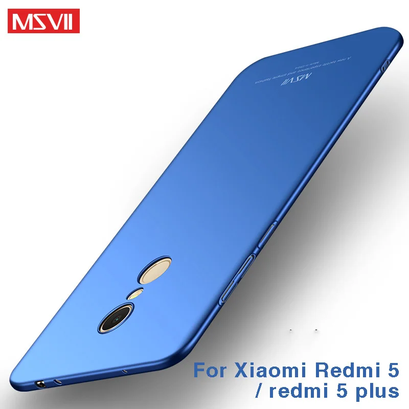 

Msvii Xiaomi redmi 5 plus case for xiaomi redmi 5 cover Hard PC back cover for Xiaomi redmi 5 plus case xiaomi redmi5 plus cases
