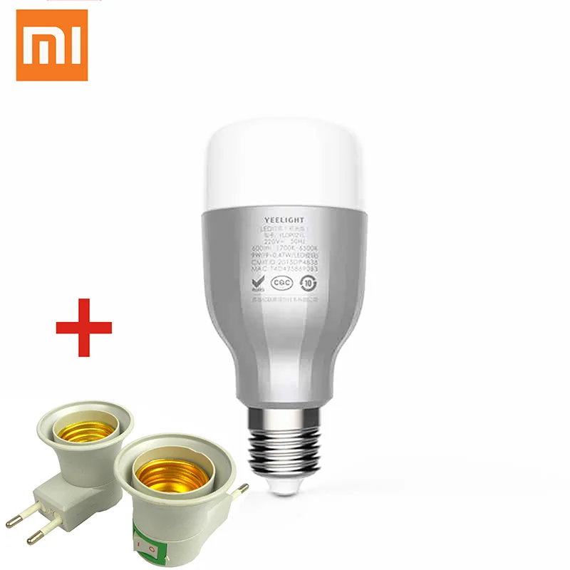 

Xiao Mi Yeelight 9W RGB Wi-Fi Wireless Remote Controlled Energy-Saving  Colorful Light Intelligent Bulb  LED Smart Bulb Lamp
