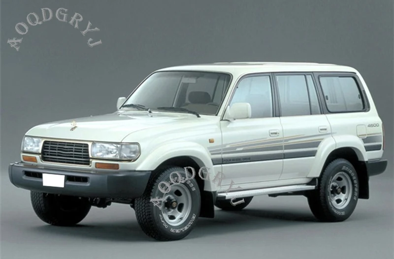 Автомобильный Стайлинг для Toyota Land Cruiser LC80 FJ80 1991-1997 Боковая дверь корпус рельефная Накладка для отделки 6 шт