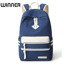 Winner Brand Solid Korean Women Backpack Canvas School Bag for Teenage Girls Students Back Pack Fringe Lady Daily Rucksack