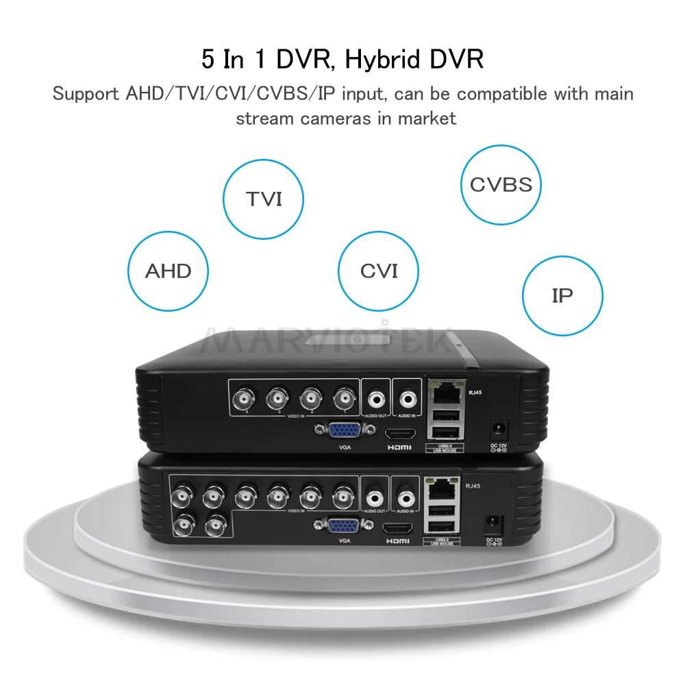 CCTV AHD DVR AHD/N DVR 4 канала 8 каналов AHD-N Гибридный DVR/1080 P NVR 4 в 1 видео рекордер для AHD камеры IP камера аналоговая камера