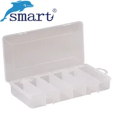 Умная пластиковая коробка для рыболовных приманок 207x110x33 мм/6 отсеков прозрачный рыболовный крючок с приманкой чехол Аксессуары для рыбалки