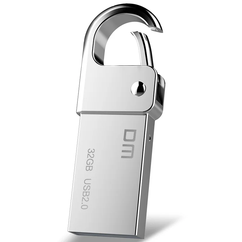 DM PD027 8 г 16 г 32 ГБ USB Flash Drive металлическая ручка привода кольцо для ключей Водонепроницаемая USB Stick флешки флэш-накопитель из металла