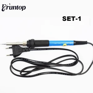 Лидер продаж 220V 110V 60 Вт Регулируемый Температура Электрический паяльник Сварка паяльной станции Тепло Карандаш ЕС Plug - изображение
