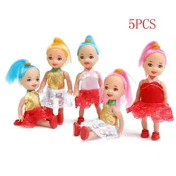 

5Pcs Popular Fashion Dolls Toys For Girl doll Dolls Super Cute Small Dolls Toy For Children Wholesale 10cm