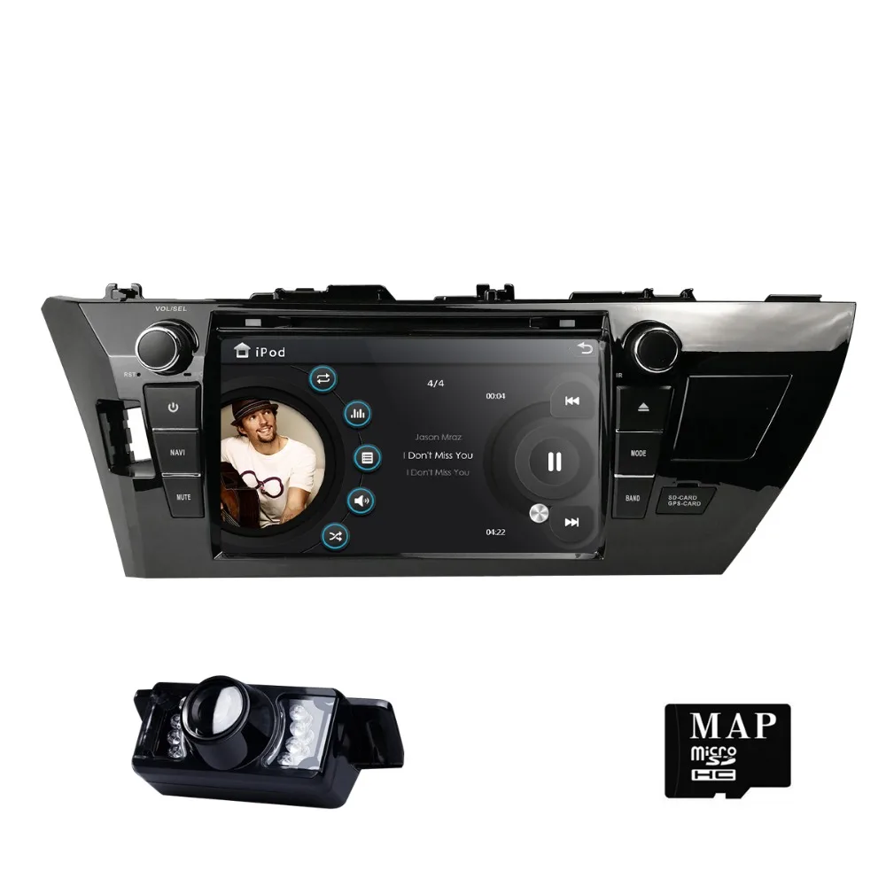 

Hizpo 2 din Car Head Unit autoradio for toyota cololla 2014/2015/2016 with 9 inch gps navigation audiovideo game subwoofer BT 3G