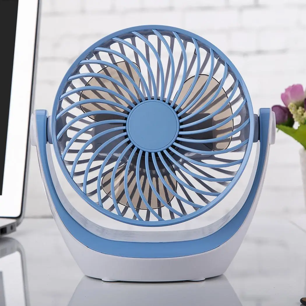 

Mini Portable Stand Fan 360 Degree Rotation USB Charging 3-Gear Wind Adjustment Fans Summer Air Cooling Desktop Air Cooler