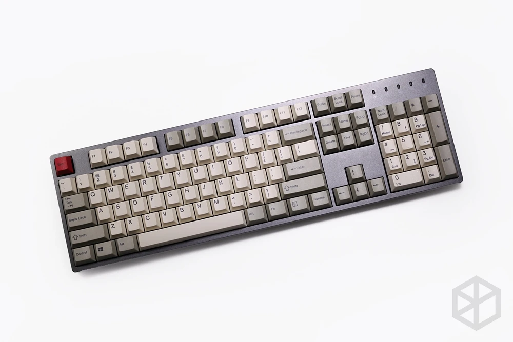 Pbt краситель подбитые брелки Вишневый профиль Ретро бежевый серый для ansi 104