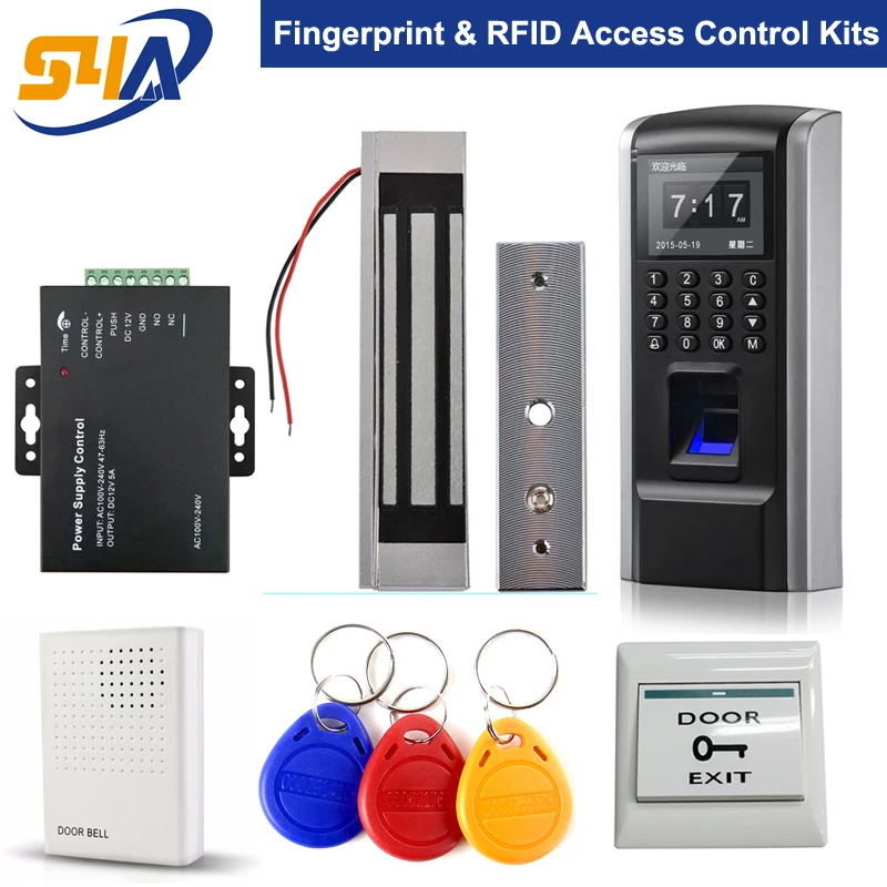 

180kg Mag Lock For Wooden Door Finger Print Access Control System