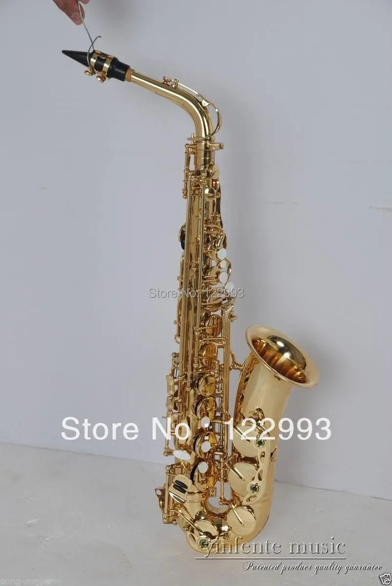 New Brass Alto sax Saxophone Golden Plated Low Price Newsaxophone