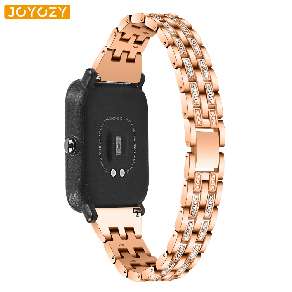 

Joyozy Stainless Steel Metal Strap for Huami amazfit Sport Fashion metal watch bands Business affairs for Huawei Watch Strap