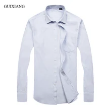 Новые поступления стильных мужских рубашек с длинными рукавами, Высококачественная деловая Повседневная рубашка в полоску для мужчин, рубашки S-7XL