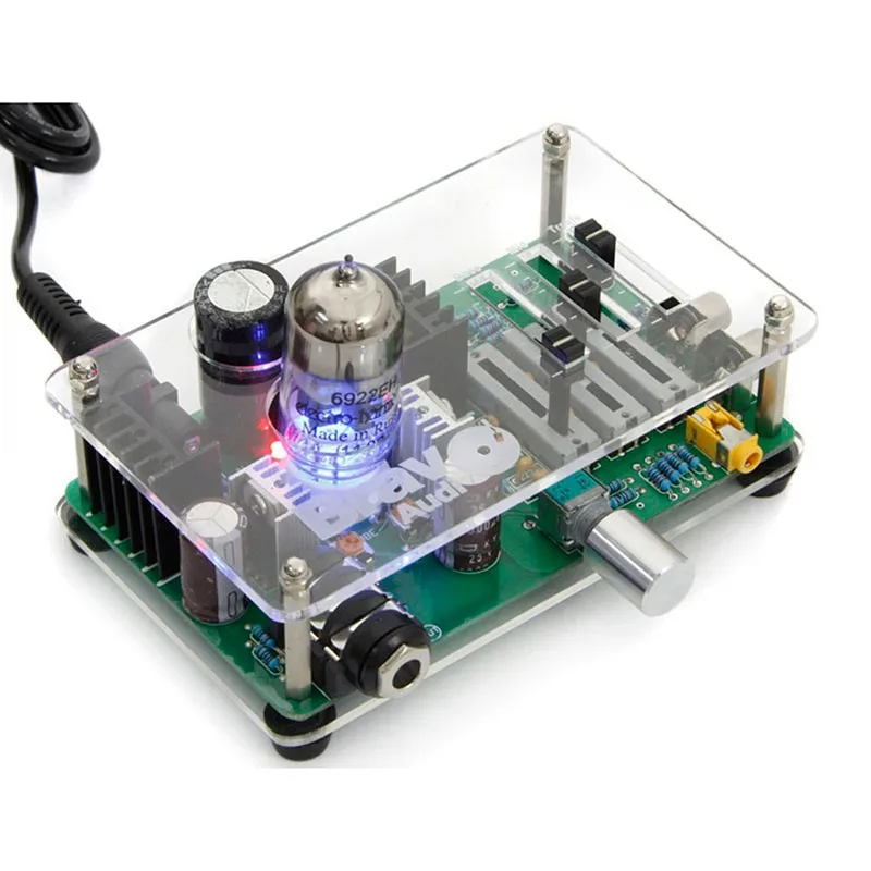 2016 Bravo Audio V3 AMP Tube Headphone Amplifier EH6922 Tube EQ Equalizer DC24V Hot Sale High Quality Free Shipping 6.35mm Jacks