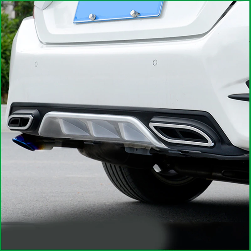 Goedkoop Voor HONDA CIVIC Sedan 10th 2016 2017 2018 Sport Stijl Auto Achterbumper Guard Diffuser Spoiler Upgrade Vervanging Uitlaatpijp