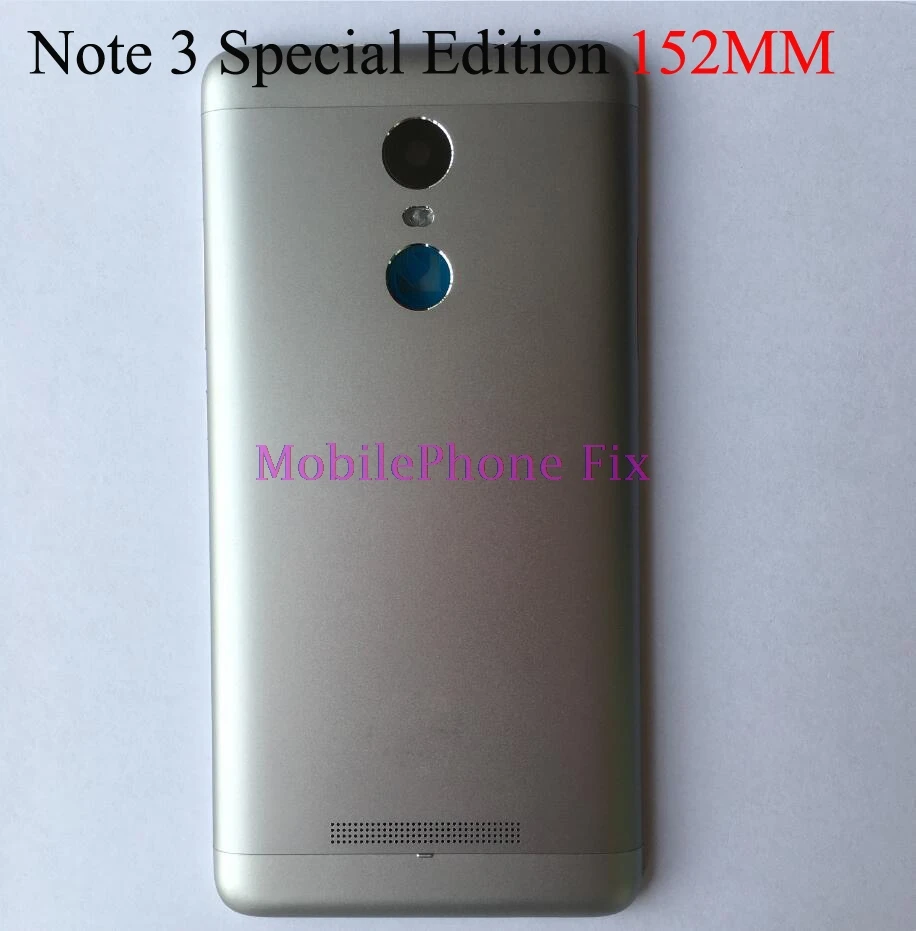 Koop Voor Xiaomi Redmi Note 3 Pro 152mm Speciale Editie SE Metal Back Batterij Behuizing Cover + Zijknop set + Camear Lens Cover