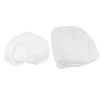 

50 Pieces Disposable Massage Bed Table Chair Face Cradle Cushion Cover Thick