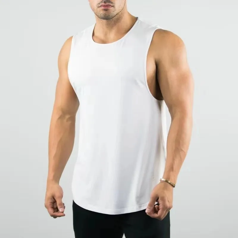 

ALPHALETE Gyms Stringer Clothing Bodybuilding Tank Top Men Fitness Singlet Sleeveless Shirt Solid Cotton Muscle Vest Undershirt
