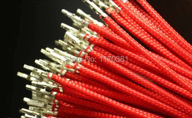 

Free shipping 12" High quality DIY ATX / PSU / PCI-E sleeved Power extension cable wire- Red
