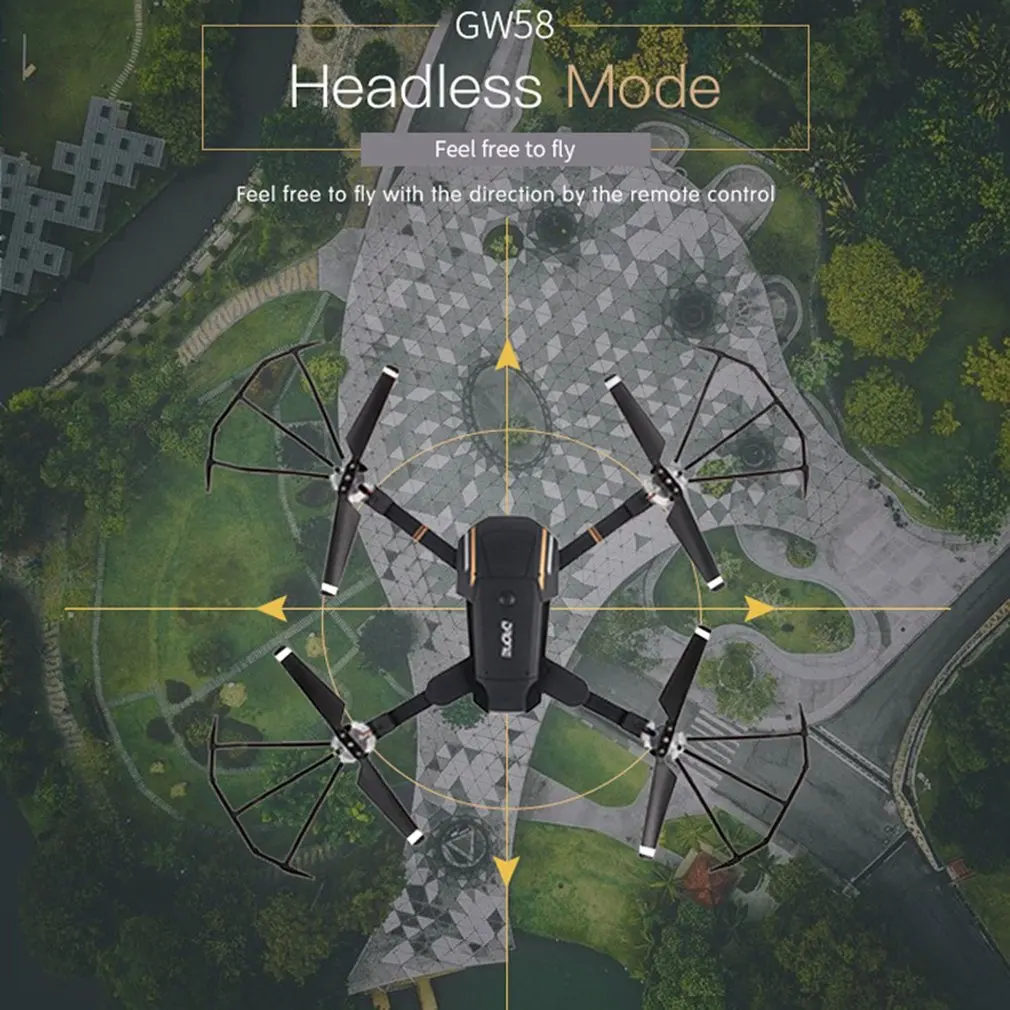 

GW58 Wifi Control 4 Axis Drone 0.3MP/2MP Hovering Racing Helicopter Drone Hovering Racing Helicopter RC Drone Toys
