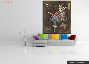 

Wassily Kandinsky Still life Abstract oil Painting Drawing art Spray Unframed Canvas landscape brass wall square iron24117748