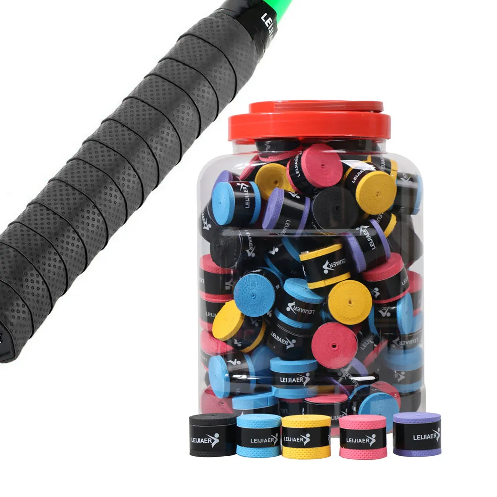 100/60/30Pcs Tennis Racket Overgrips Anti skid Sweat Tape Wraps