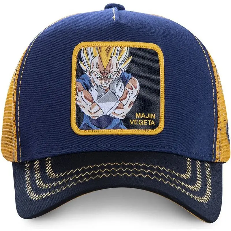 Dragon Ball, новинка, бренд MAJIN VEGETA, бейсболка, хлопковая бейсболка для мужчин и женщин, хип-хоп, шляпа для папы, Кепка с сеткой, Прямая поставка