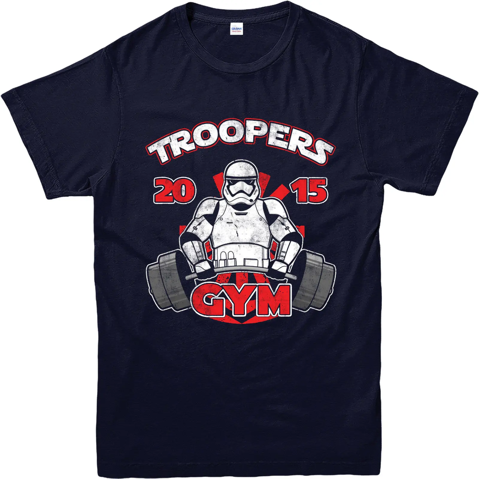 

Star Wars T-Shirt,Stormtrooper Gym BodyBuilding Spoof T-Shirt,Inspired Top Youth Round Collar Customized T-Shirts free shipping