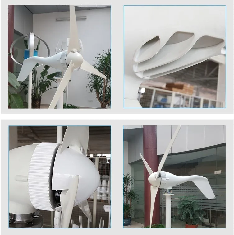 2018 Hot Selling Wind Turbine 400W Combine With 600W Wind Generator Controller with CE RoHS Approval, Fit for Home or Marine Use