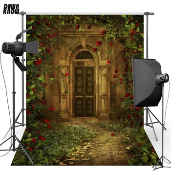 

DAWNKNOW Fairy Tale Vinyl Photography Background Castle For Children Polyester Backdrop For Photo Studio Props F1665